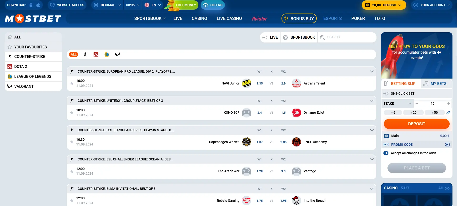 Betting on cybersports at Mostbet Betting on cybersports at Mostbet