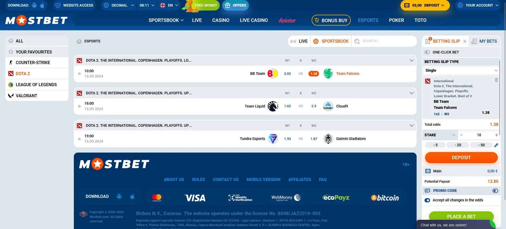 How to bet on cybersports at Mostbet How to bet on cybersports at Mostbet