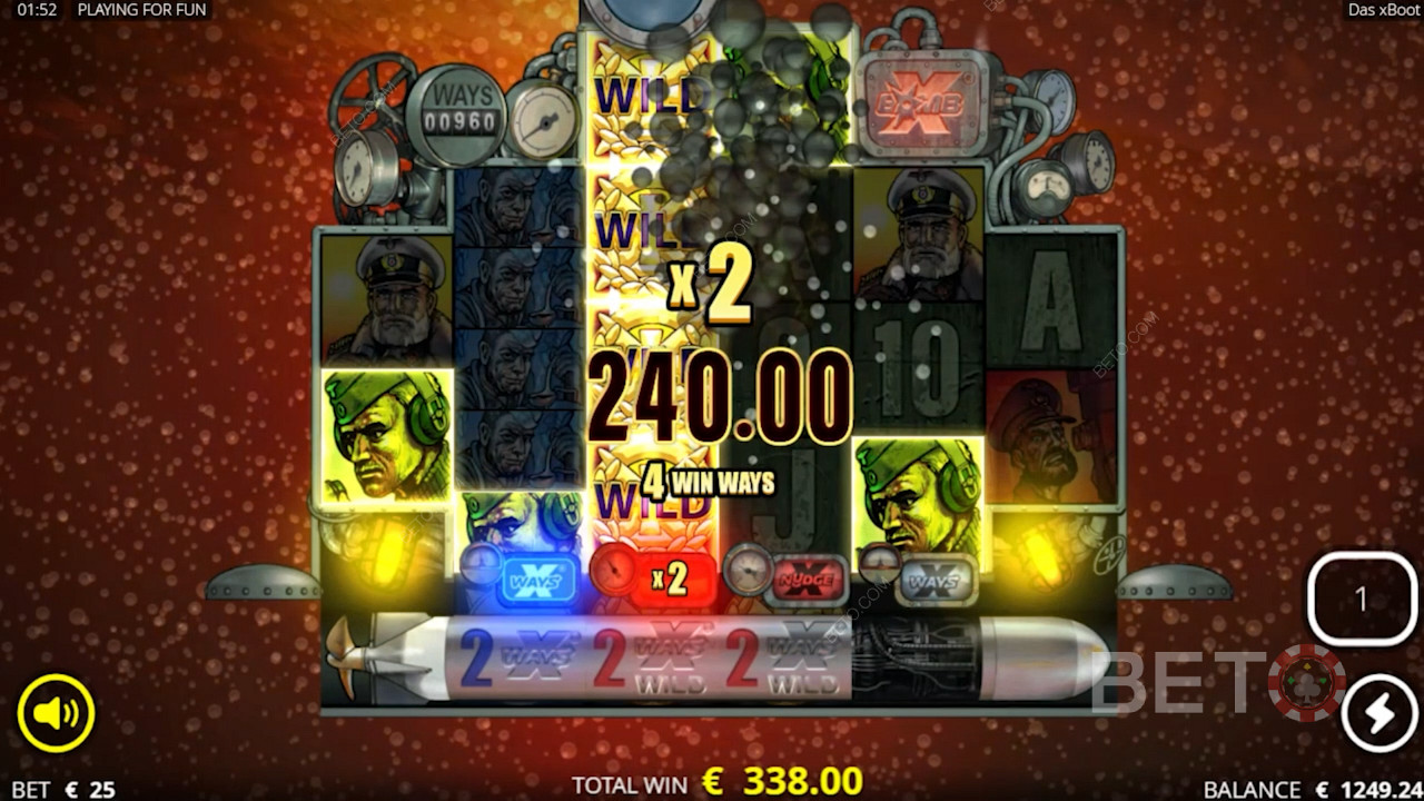 Win rewards up to 55,200x stake in Das xBoot online slot