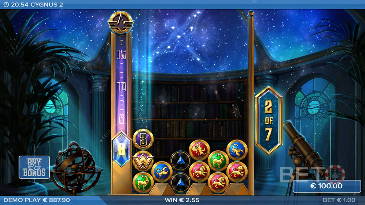 When a multiplier symbol lands on the first reel, the win multiplier increases