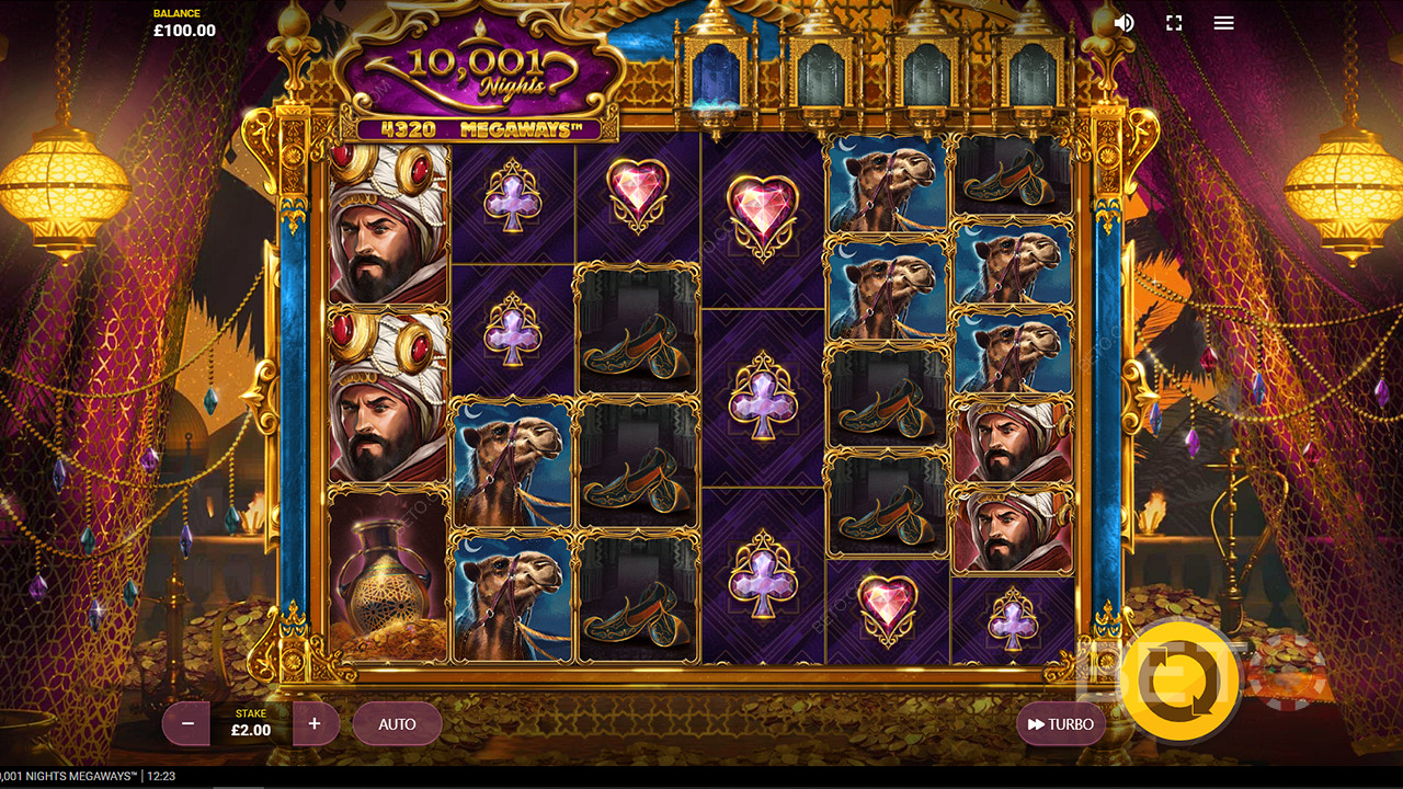 Experience the mystique of old Arabia in this magnificent slot