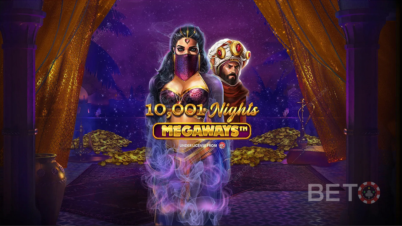 The Megaways engine increases the potential of 10001 Nights Megaways slot
