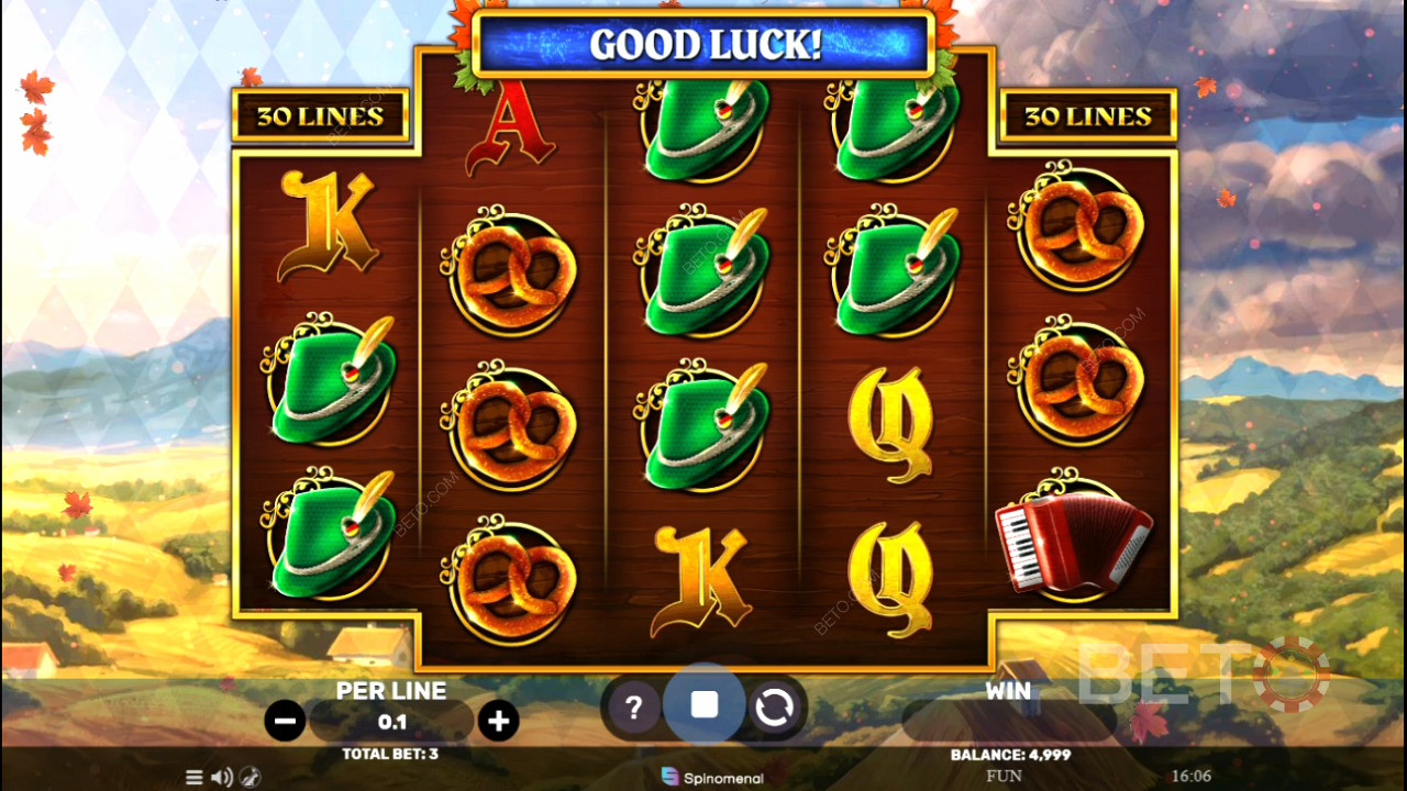 Beer O'clock RTP is 95.72% with medium variance gameplay