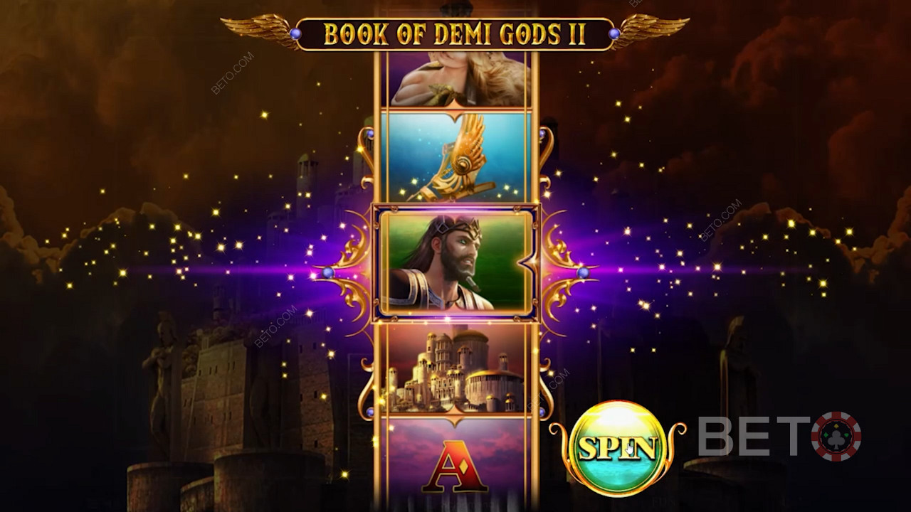 Expanding symbol selection in Book Of Demi Gods 2 slot