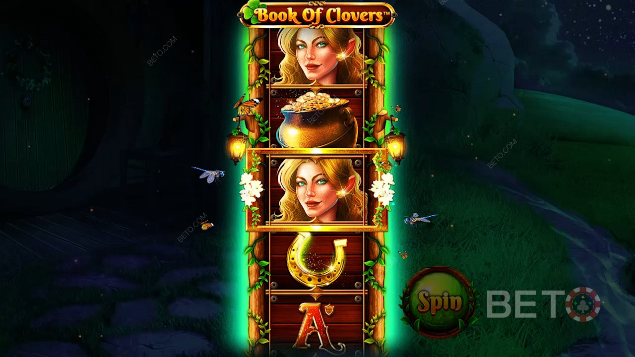 The wheel filled with random symbols is your ticket to unlocking a random expanding symbol