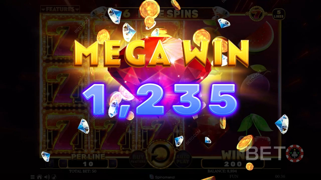Winning combination in Book Of Diamonds Reloaded slot