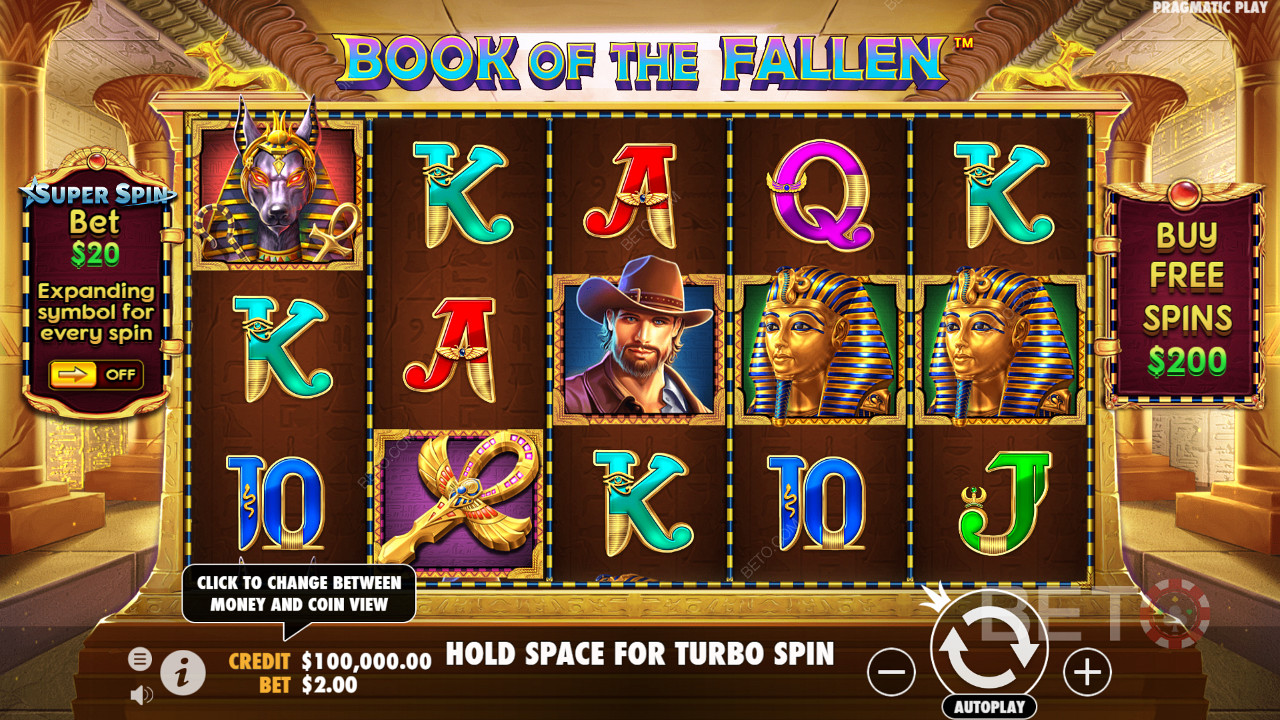 You can purchase the free spins mode with the version-exclusive Bonus Buy feature