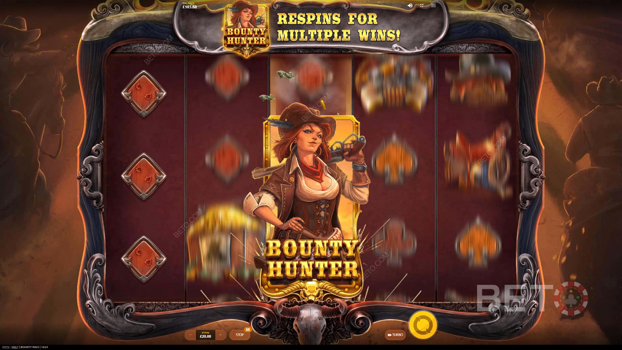 Bounty Hunter special feature in Bounty Raid slot