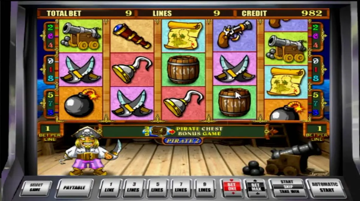 Pirate 2 free mode gameplay screen