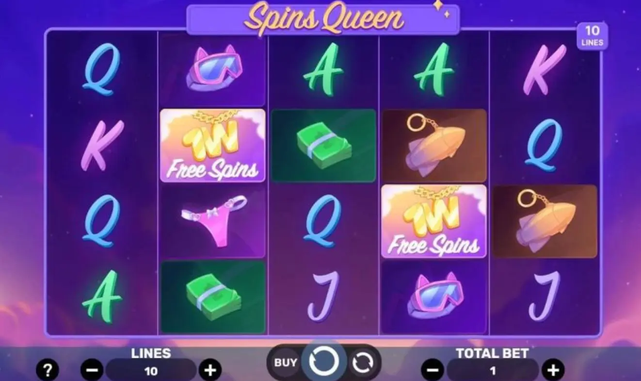 Spins Queen Rules and Gameplay Instructions