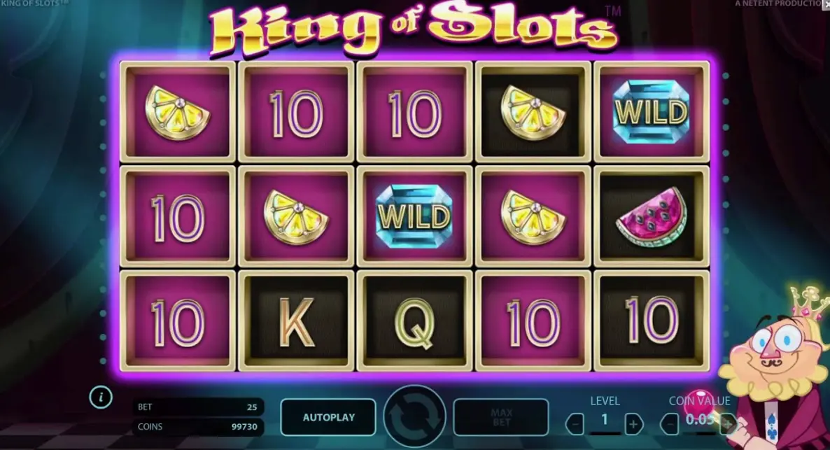 King of Slots gameplay tips showing betting strategy