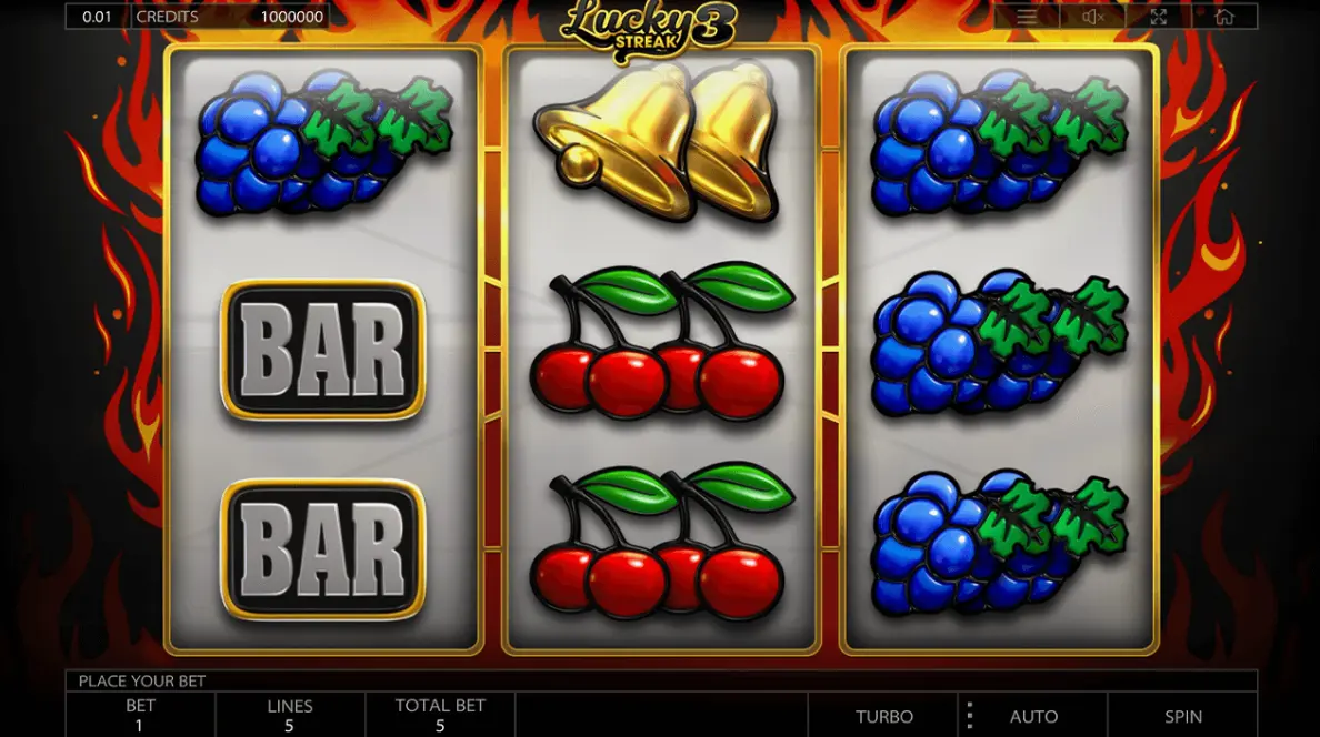 Lucky Streak 3 Free Demo Version Screen