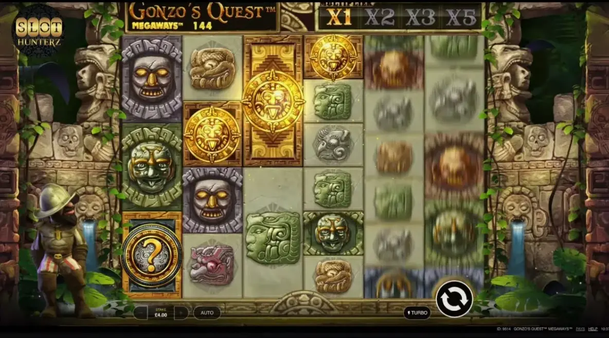 NetEnt logo and Gonzo's Quest promotional image