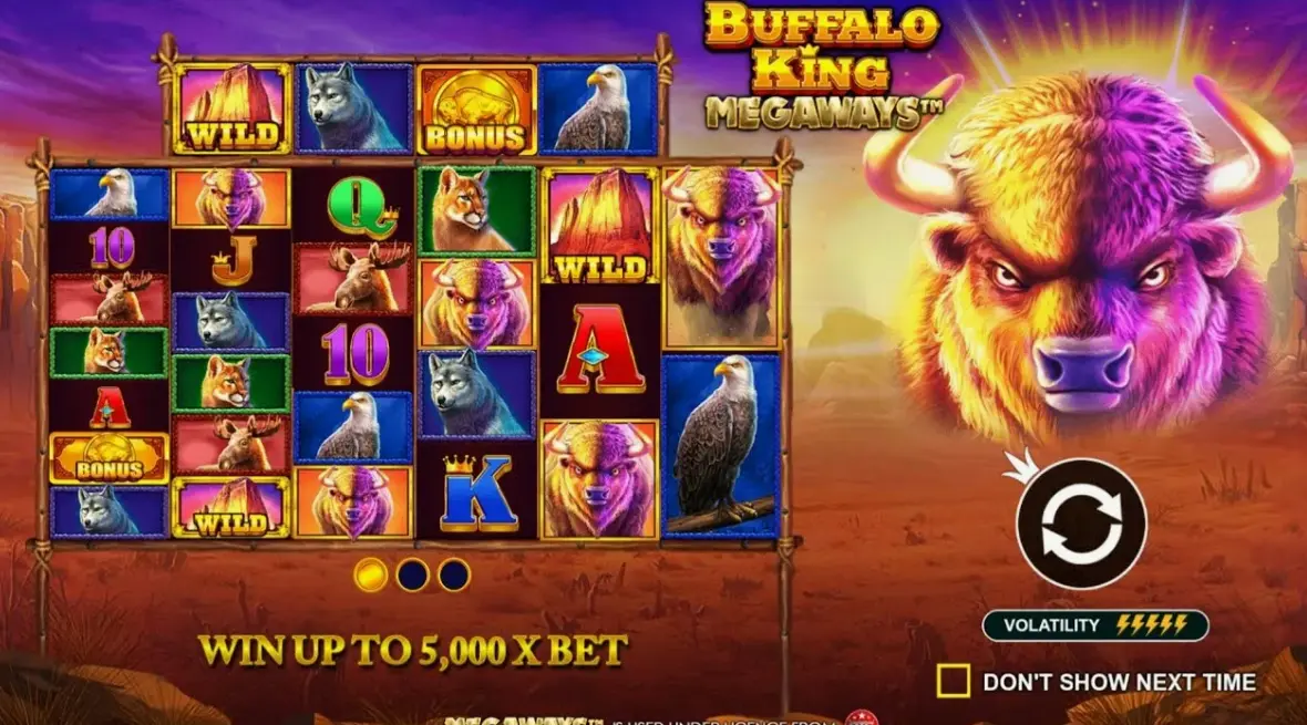Buffalo King Megaways Rules Interface