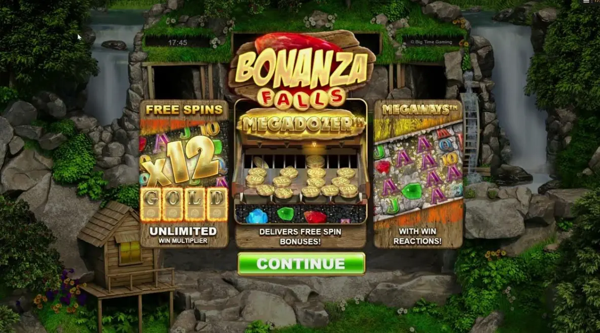 Bonanza slot features with mining theme and Megaways system