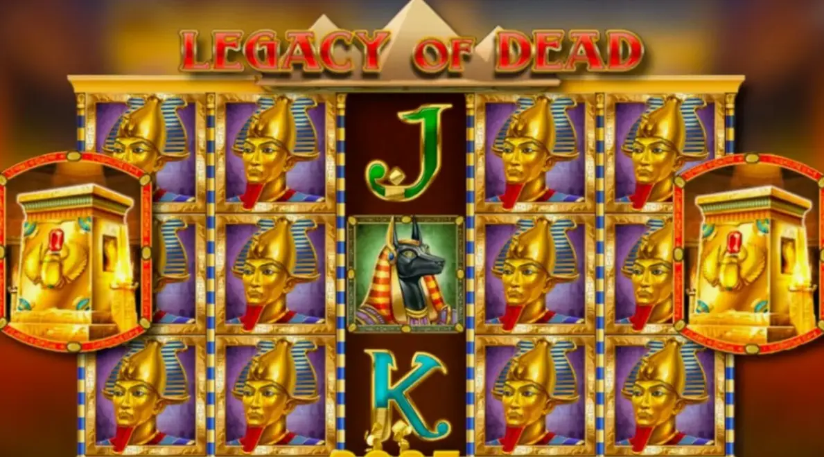 Legacy Of Dead free play demo showing expanding symbols feature