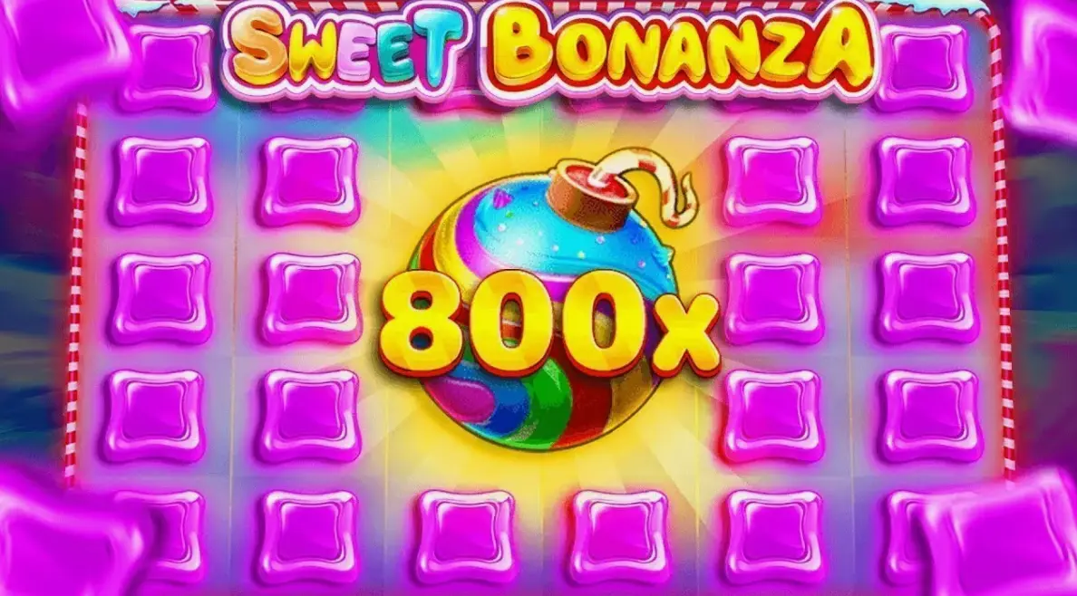 Sweet Bonanza gameplay screen showing bonus features