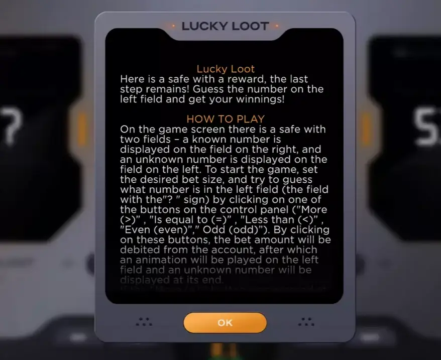 Lucky Loot strategy chart showing different betting approaches