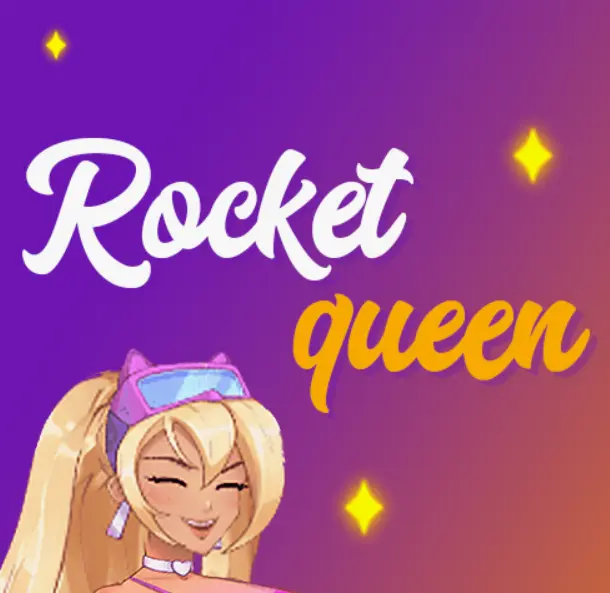Rocket Queen game interface showing betting panels and controls