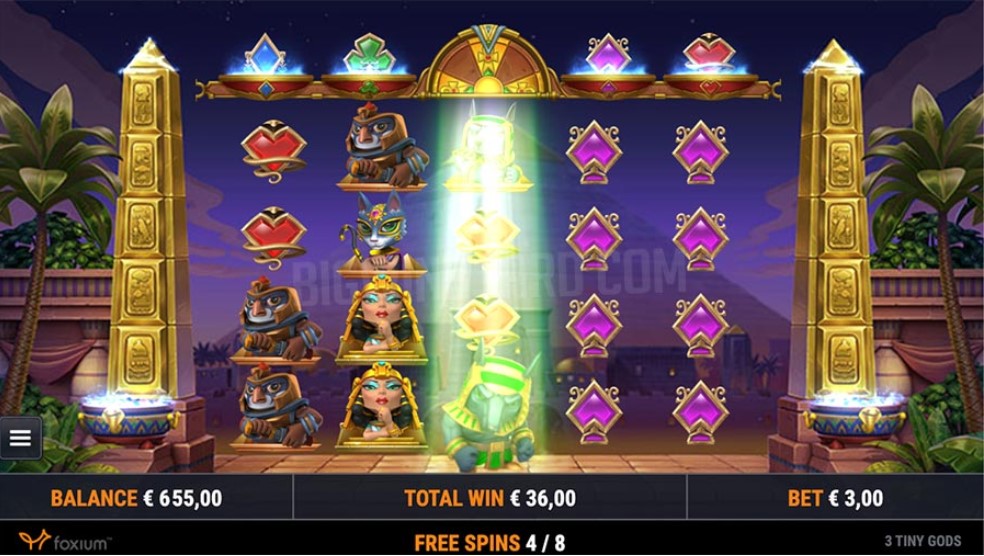 3 tiny gods slot bonus feature
