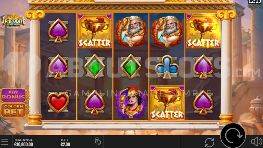 Scatter symbols on reels 2, 4, and 5 trigger the Free Spins mode