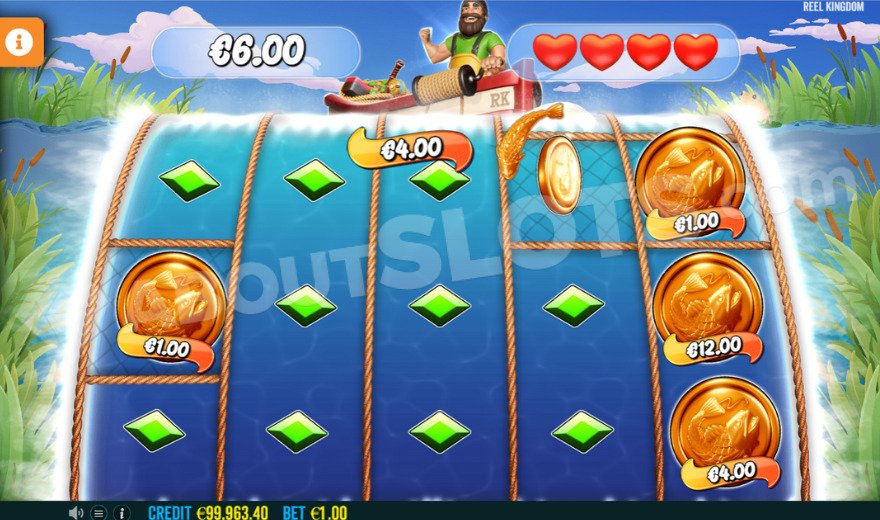 Big Bass Bonanza Hold and Spinner bonus features display