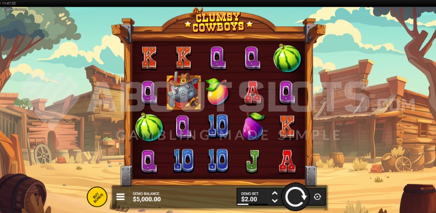 Screenshot of Clumsy Cowboys base game