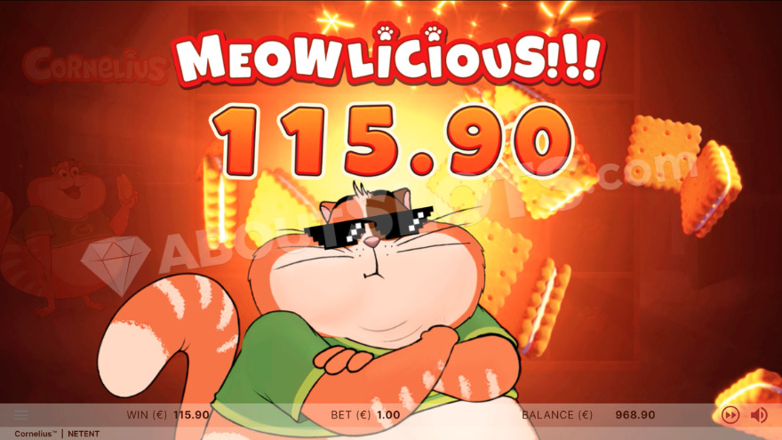 Bonus Buy feature screen in Cornelius slot showing purchase options