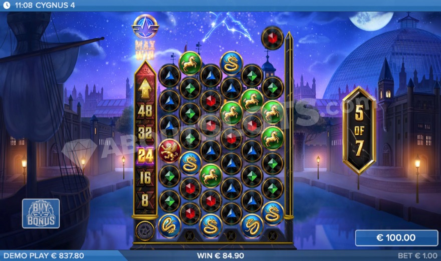 Free drops feature screenshot showing bonus round gameplay