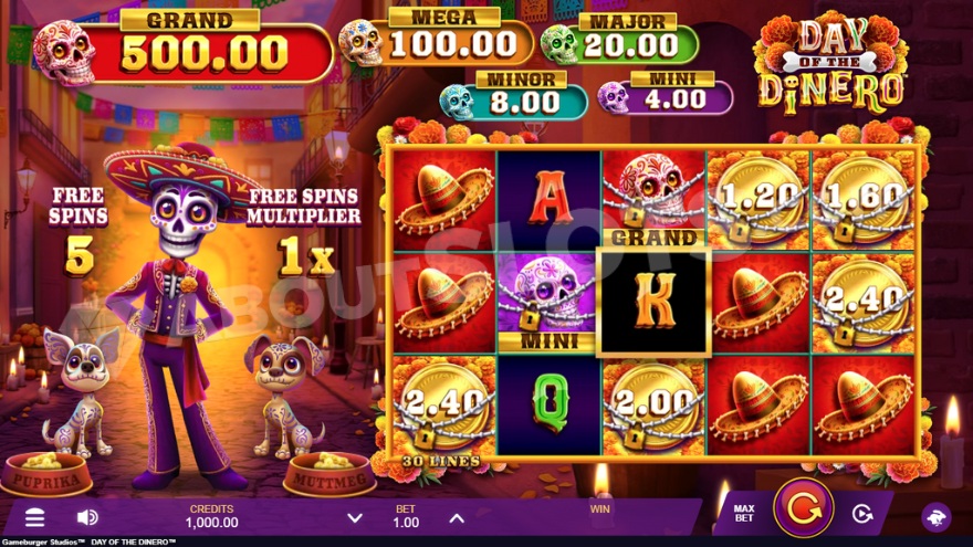 Screenshot of Day Of The Dinero base game