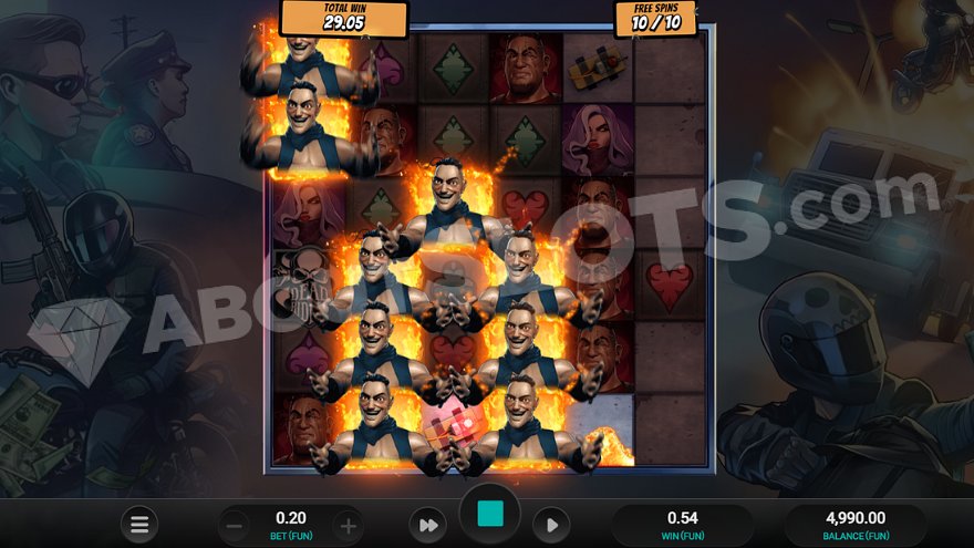 Dead Riders Trail feature wheel with free spins and bonus trail options