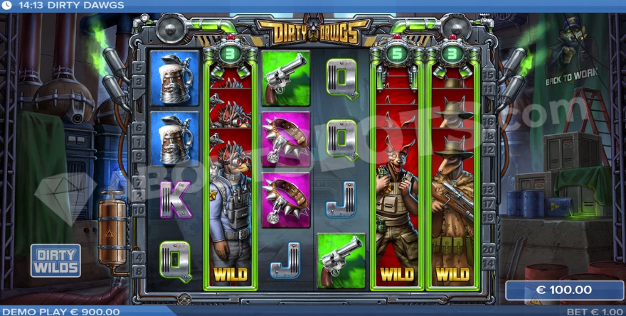 Screenshot of Dirty Wilds Feature