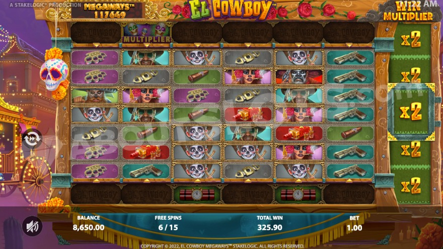 El Cowboy Megaways special features and bonus rounds