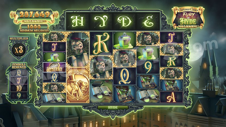 Fury of Hyde Megaways slot bonus features demonstration