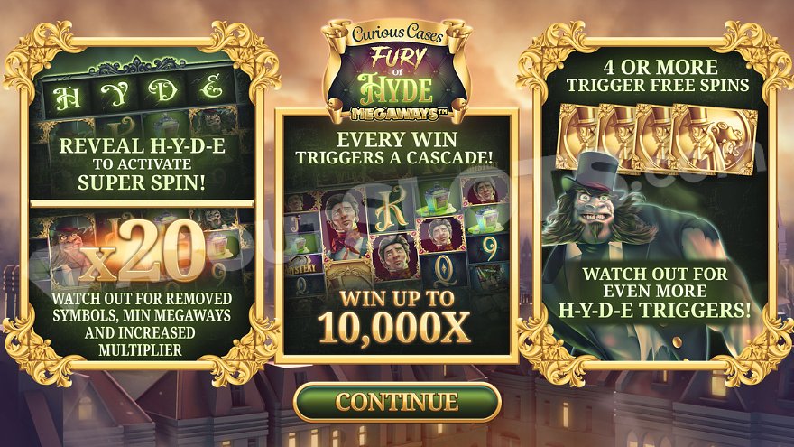 Fury of Hyde Megaways slot free spins feature in action