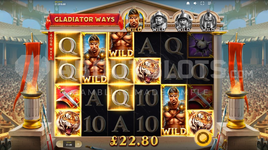 Gladiator Level 1 unlocked feature