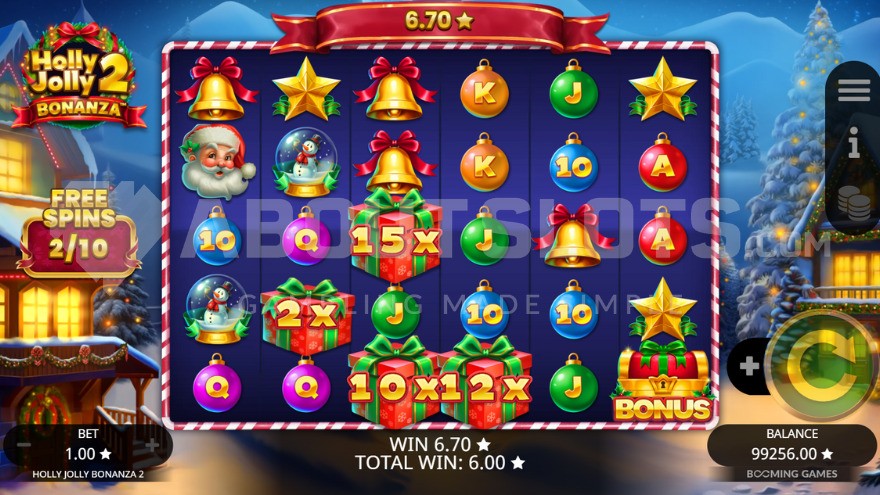 Holly Jolly Bonanza 2 Free Spins with Multiplier Symbols
