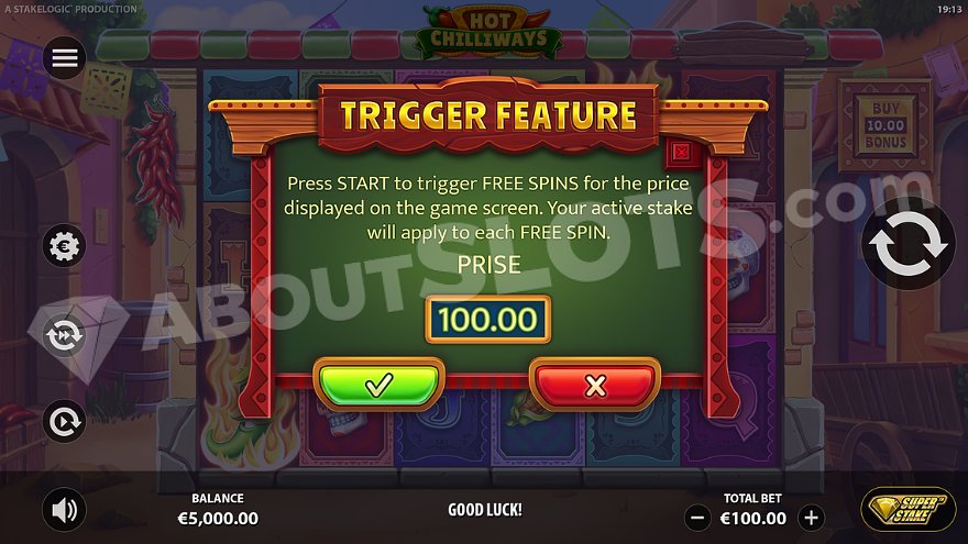 Hot Chilliways free spins feature with multipliers