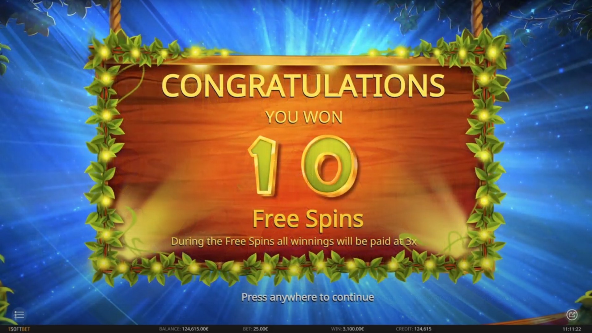 Hot Shots 2 slot bonus feature with expanding wilds