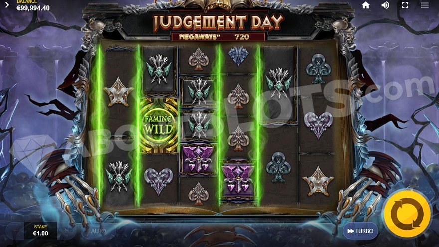 Horsemen of the Apocalypse feature in Judgement Day Megaways slot