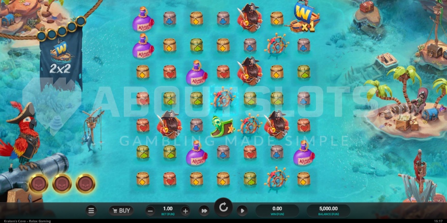 Screenshot of Kraken's Cove base game