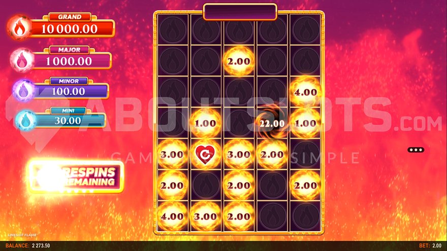 Ultra Link and Win feature showing coin symbols on the reels