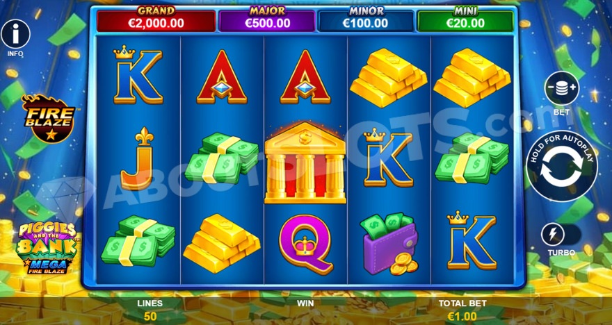 Base game showing jackpots above the reels.