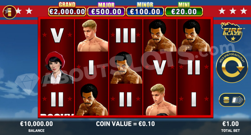 Base game with jackpots displayed above the reels