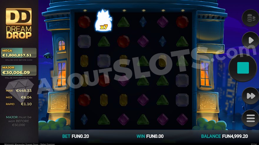 Collect and Multiply feature in action with money bags showing multipliers.