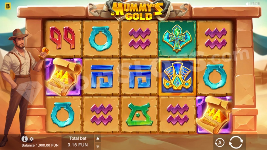 Base game screen showing an adventure seeker on the left side