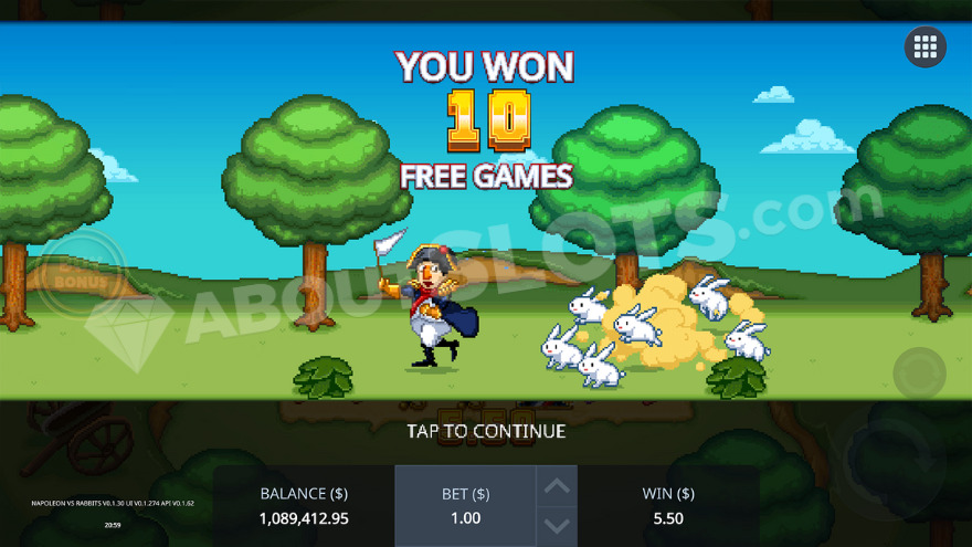 Mystery rabbit boxes feature in action during gameplay