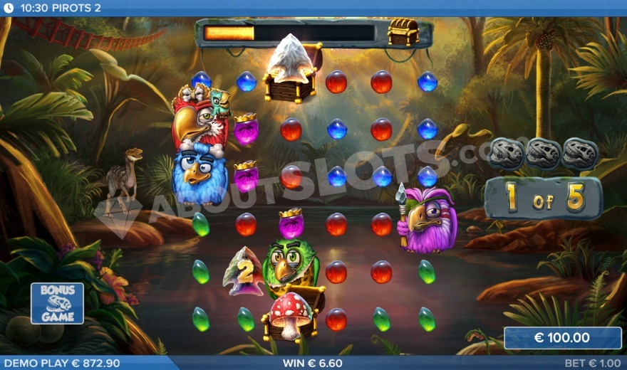 Free spins mode screenshot in Pirots 2 slot game