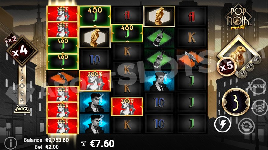 Win with 7 symbols on first three reels during free spins mode