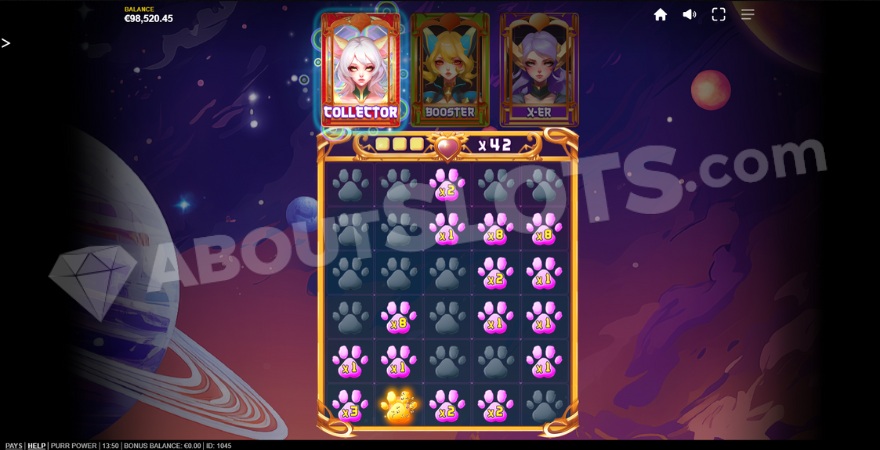 Collector ability activation screenshot in Purr Power